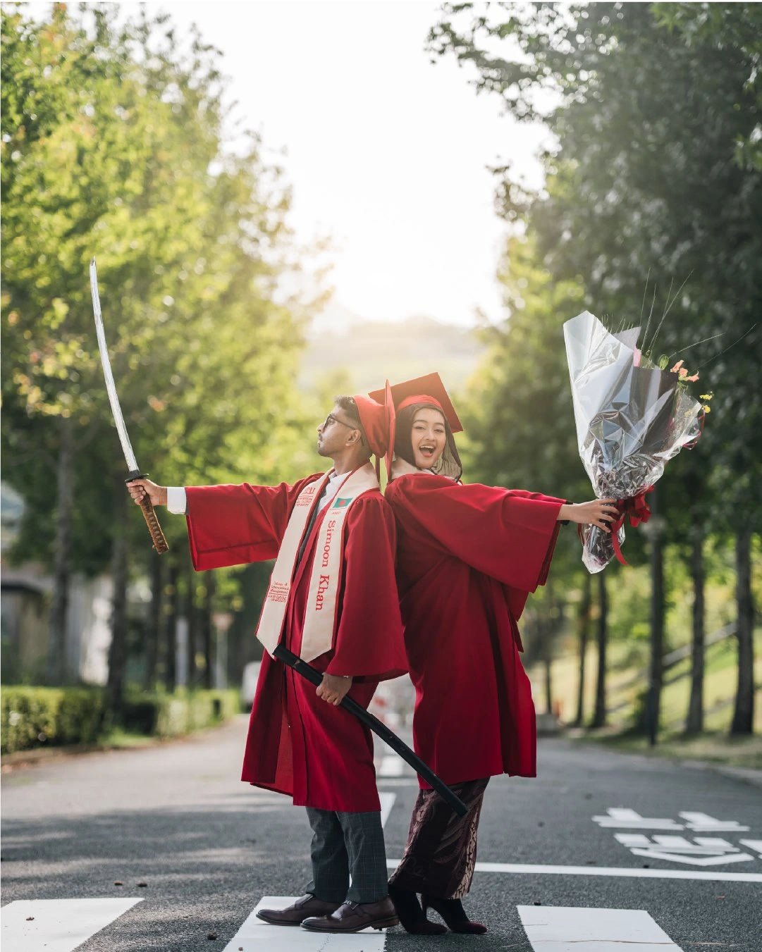 Laurel & Mortarboard